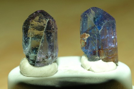 Tanzanite crystals